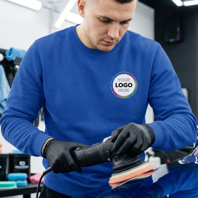 Sweatshirt Logo d'entreprise minimaliste | Marchandises d'équ (Créateur téléchargé)