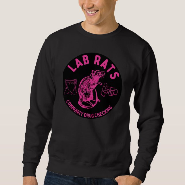 Sweatshirt Logo des Harm Reduction Sisters Lab Rats (Devant)