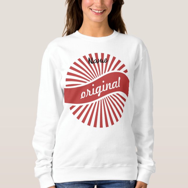 Sweatshirt Logo des signes originaux Thunder_Cove (Devant)