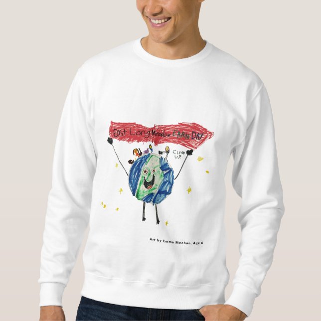 Sweatshirt Logo du Jour des terres East Longmeadow 2023 par E (Devant)