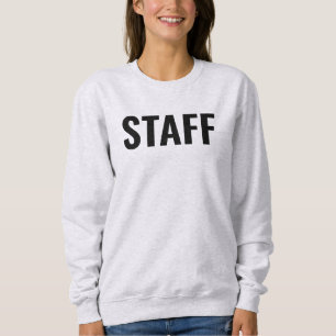 Sweatshirt Logo du membre du personnel Texte ici Custom Women