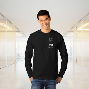 Sweatshirt Logo du nom du monogramme en or noir