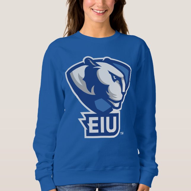 Sweatshirt Logo Eastern Illinois University Panthers (Devant)