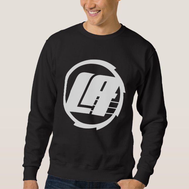 Sweatshirt Logo LA Circle (blanc) (Devant)