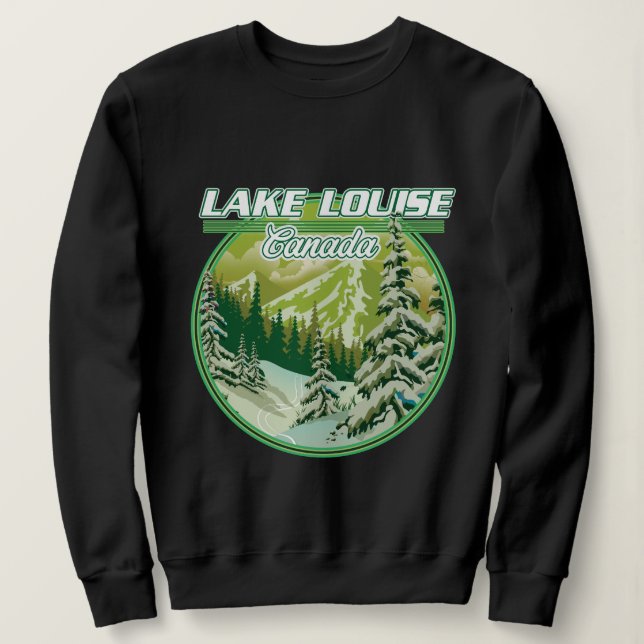Sweatshirt logo Lac Louise Canada (Design devant)