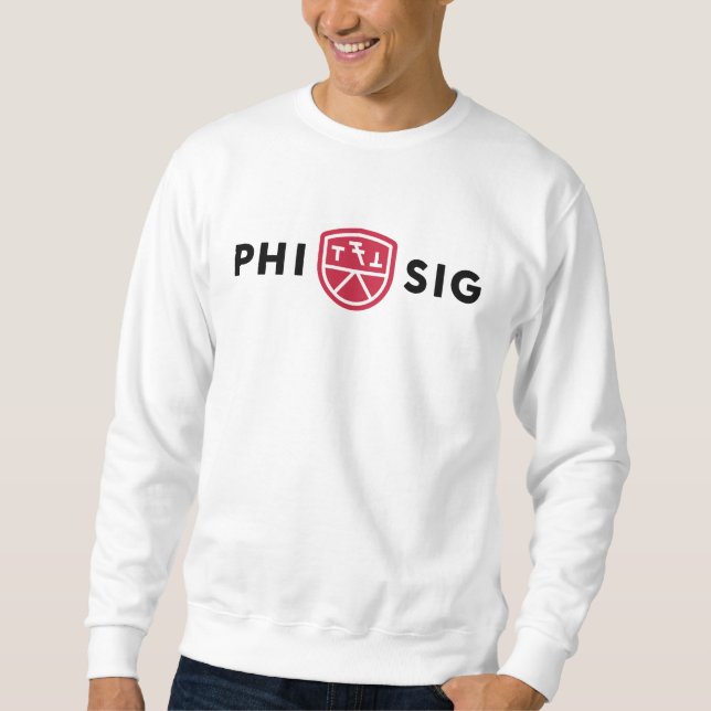 Sweatshirt Logo Phi Sigma Kappa (Devant)