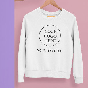 Sweatshirt Logo promotionnel personnalisé - Pas de commande m