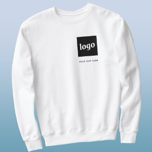 Sweatshirt Logo simple et promotion de l'entreprise textuelle