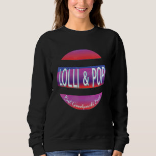 Sweatshirt Lolli & Pop Meilleurs Grands-parents Jamais Couple