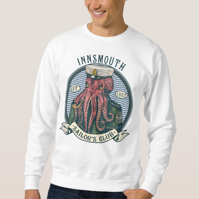 Sweatshirt L'Ombre sur la voile de Lovecraft Innsmouth (Devant)