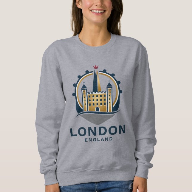 Sweatshirt London England Great Britain (Devant)