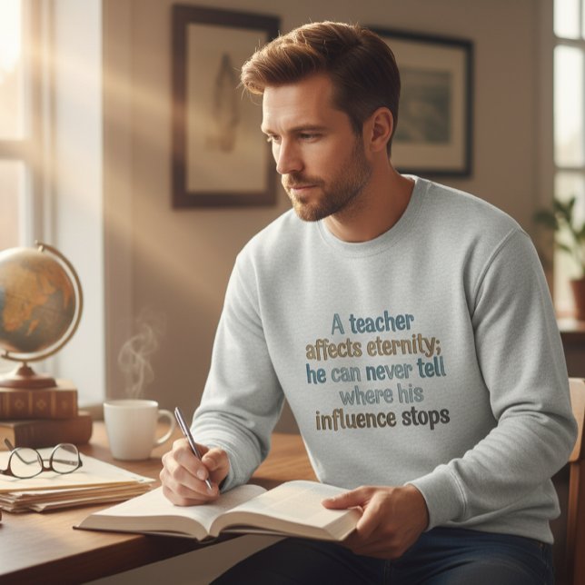 Sweatshirt Long Sleeve T-Shirt for Men - Motivational Quote  (Créateur téléchargé)