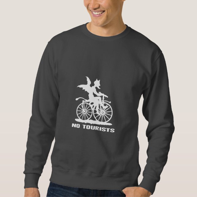 Sweatshirt Long T-shirt de la douille d'aucuns hommes de (Devant)