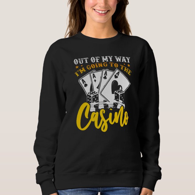 Sweatshirt LongshanksTees Hors de mon chemin je vais à l’acis (Devant)