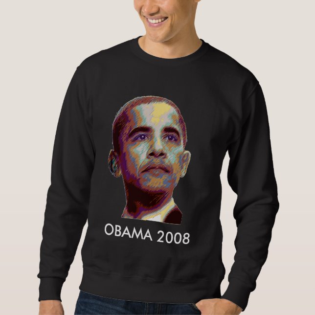Sweatshirt Longue douille de Barack Obama (Devant)