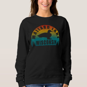 Sweatshirt Loon Sunset du lac Mallard Nord du Wisconsin