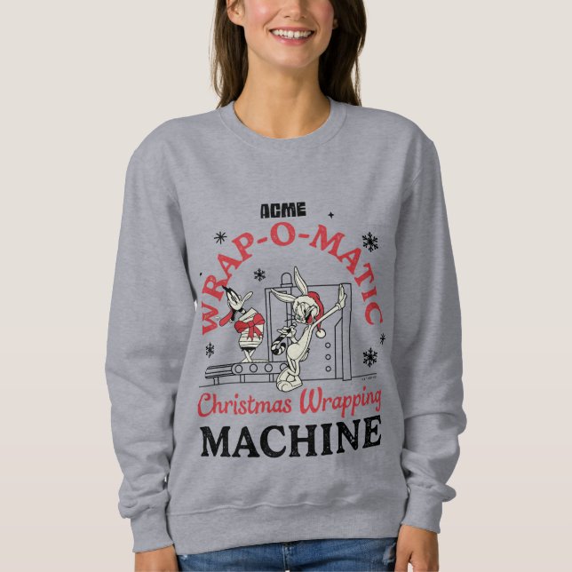 Sweatshirt LOONEY TUNES™ | Machine à emballer ACME Wrap-O-Mat (Devant)
