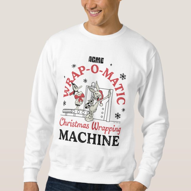 Sweatshirt LOONEY TUNES™ | Machine à emballer ACME Wrap-O-Mat (Devant)