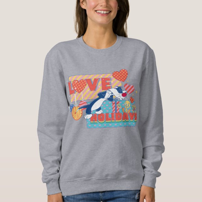 Sweatshirt LOONEY TUNES™ | SYLVESTER™ & TWEETY™Aiment les vac (Devant)