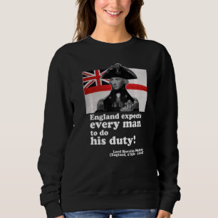 Sweatshirt Lord Nelson A Dit Qu'Il Fait La Bonne Chose Slogan