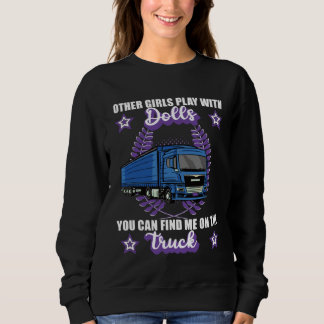 Sweatshirt Lorry driver motor driver trucker saying