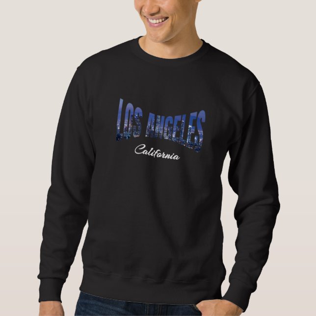 Sweatshirt Los Angeles California Souvenirs (Devant)