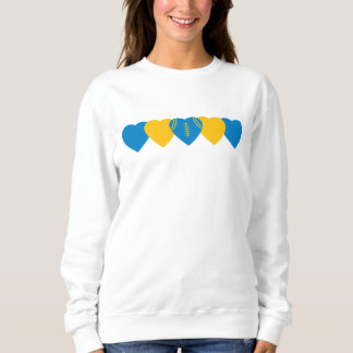 Sweatshirt Los Angeles Chargers Heart Football