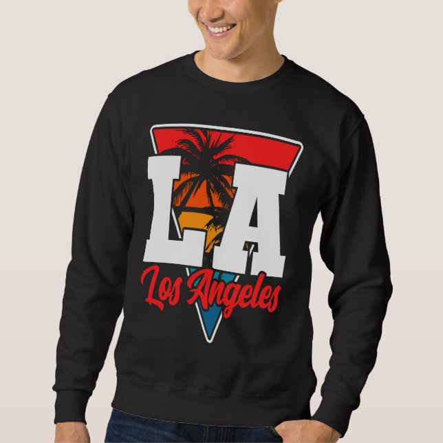 Sweatshirt Los Angeles LA California   17 (Devant)