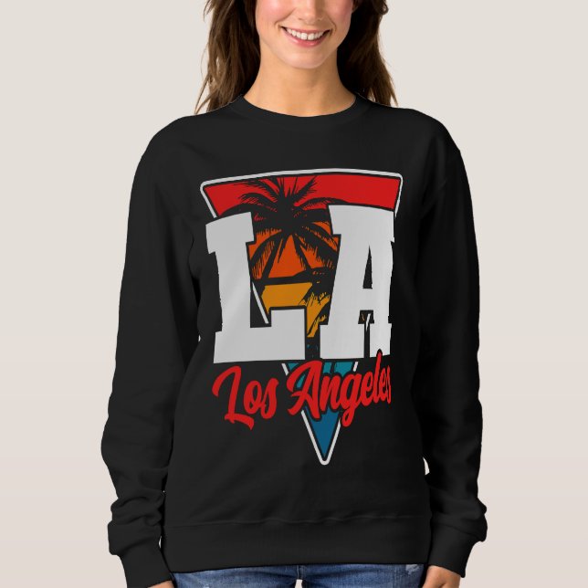 Sweatshirt Los Angeles LA California   17 (Devant)