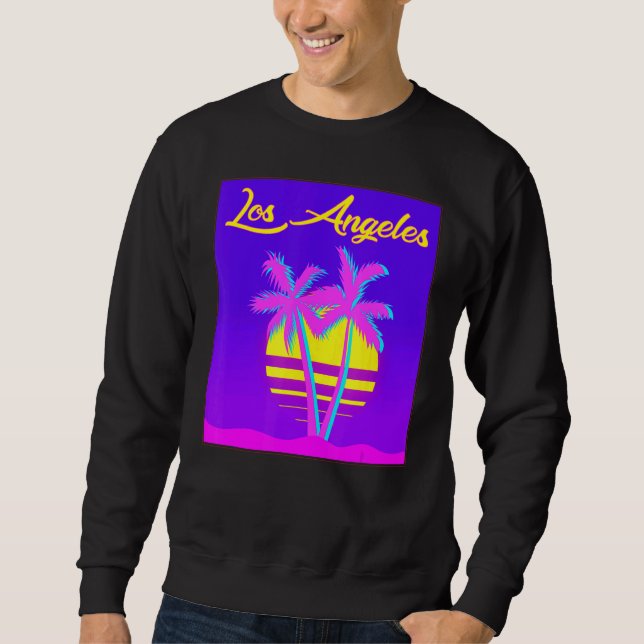 Sweatshirt Los Angeles Summer Vacation Beach (Devant)