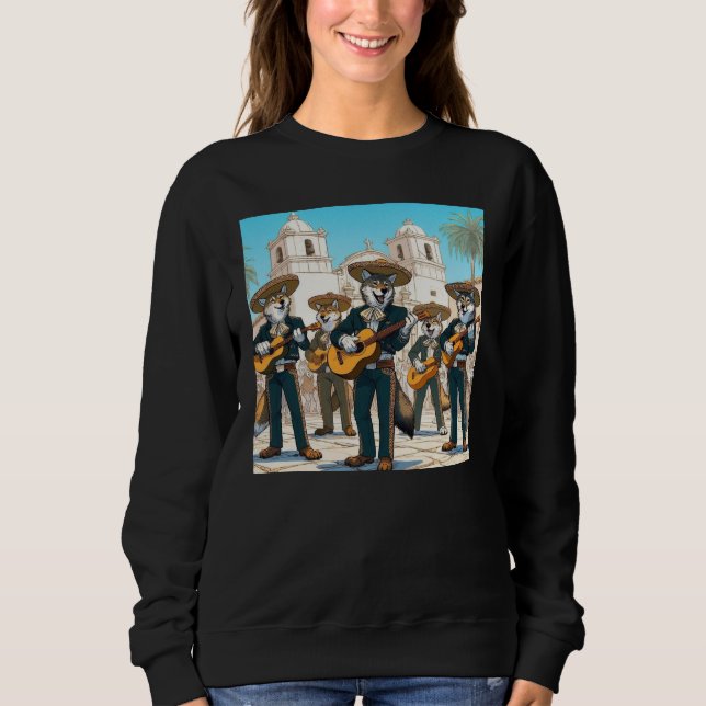 Sweatshirt Los Coyotes Mariachi  (Devant)