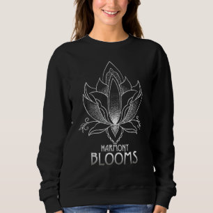 Sweatshirt Lotus. L'harmonie fleurit.