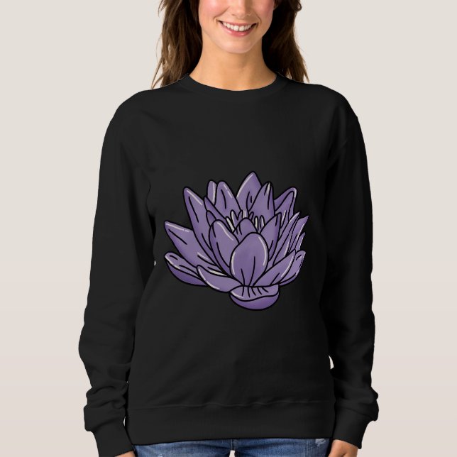 Sweatshirt Lotus pourpre (Devant)