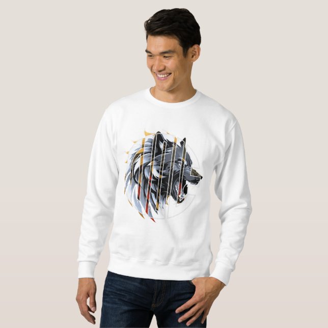 Sweatshirt Loup CBW (Devant entier)