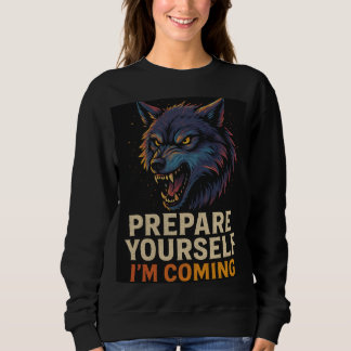 Sweatshirt Loup Enragé