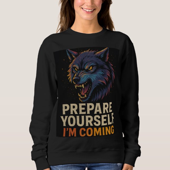 Sweatshirt Loup Enragé (Devant)