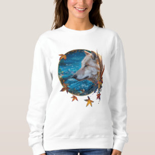 Sweatshirt Loup gris "LA GRANDE QUÊTE"