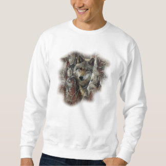 Sweatshirt loup solitaire