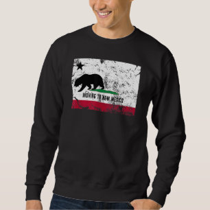 Sweatshirt L'Ours De Californie Se Déplace Au Nouveau-Mexique