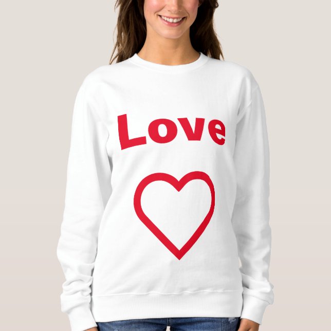 Sweatshirt Love (Devant)