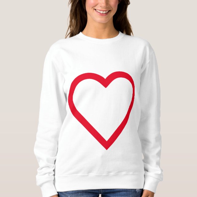 Sweatshirt love (Devant)