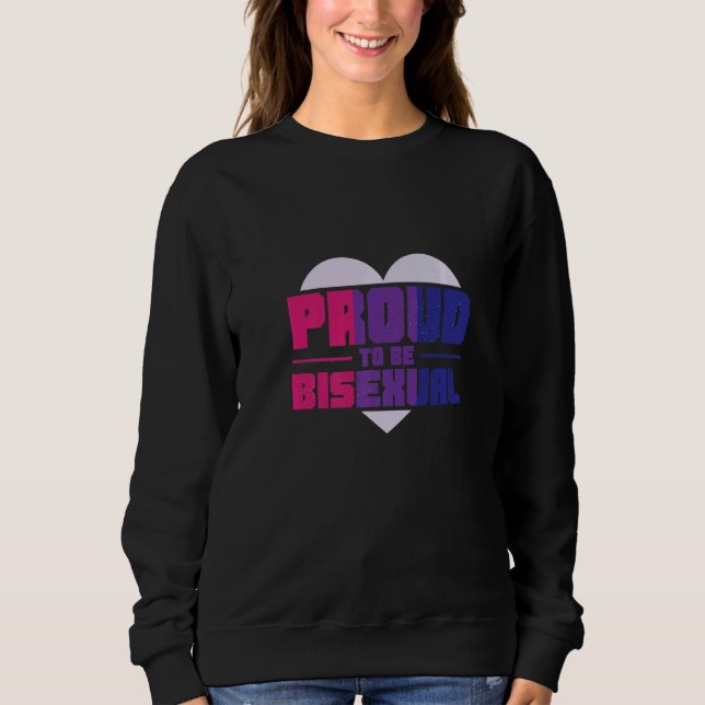 Sweatshirt Love Bisexual Gay Lesbian Relation (Devant)