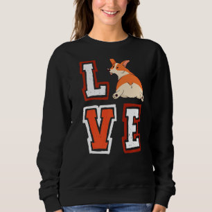 Sweatshirt Love Corgi Animal Puppy Pet Chien de chien proprié