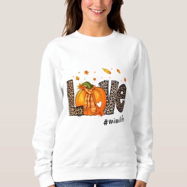 Sweatshirt Love Halloween - T-shirt personnalisé | Halloween (Devant)