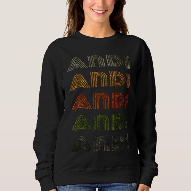 Sweatshirt Love Heart Andi GrungeVintage Style Black Andi (Devant)