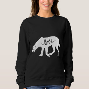 Sweatshirt Love Labrador Husky Chien