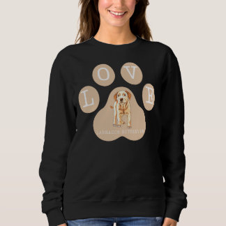 Sweatshirt Love Labrador Retriever Chien chiot