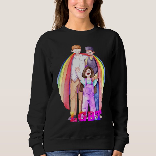 Sweatshirt Love Lgbt Essentiel (Devant)