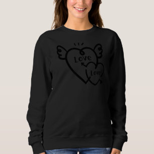 Sweatshirt Love Love Graphic Design
