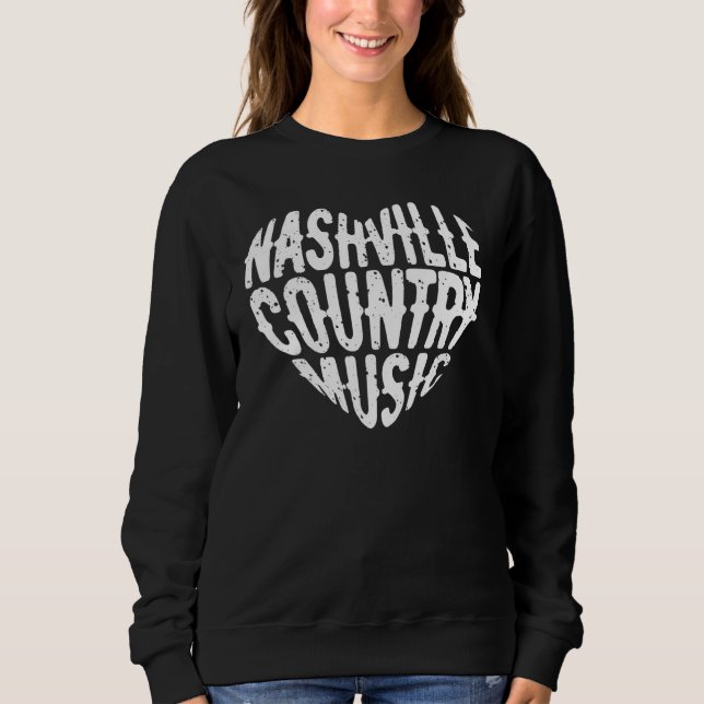 Sweatshirt Love Nashville Tennessee (Devant)